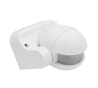 WANGCL Interruttore di Illuminazione con sensore di Movimento a infrarossi a Parete IP44 Portata 12M Max.1200W-Bianco