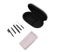 WANGCL Kit di Pulizia per apparecchi acustici, 6 Pezzi, 1 Tessuto per la Pulizia dell'amplificatore Acustico + 5 pennelli multifunzionali con Scatola portaoggetti