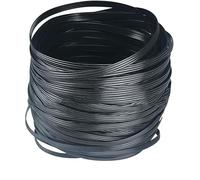 WANGCL Kit Materiale di Riparazione in Vimini Materiale di Riparazione in Rattan Intrecciato in Plastica per Mobili da Esterno da Giardino (Nero)