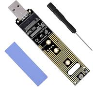 WANGCL M.2 A USB 3.1 Nvme a USB Adattatore Ssd SSD Aggiornato Kit Supporto 2230 2242 2260 2280 Dimensioni SSD