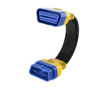 WANGCL OBD2 16 Pin Maschio e Femmina Cavo di prolunga Adattatore OBD Cavo diagnostico OBD2 connettore 20cm