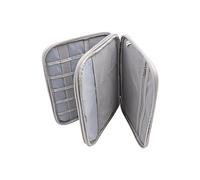 WANGCL Organizer da viaggio per elettronica, portatile, impermeabile, custodia da viaggio per cavi, caricabatterie, telefono, auricolari e altro (grigio), Grigio, S, Organizer per borse