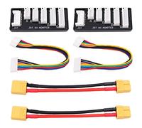 WANGCL Parallel Charging Board Balance Charger Expansion XT60 Plug per RC Lipo Ricarica della Batteria Compatibile con HOTA D6 D6PRO D6+