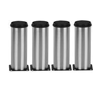 WANGCL Piedini Regolabili per mobili in Acciaio Inossidabile 4PCS con Viti di Montaggio per Armadio tavolino da caffè Letto Gamba Armadio da Cucina Divano -50x150mm