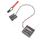 WANGCL Ricevitore Rc AR8000 Ricevitore 2.4GHz 8CH con Satellite Compatibile con Spectrum DSM2 DSMX DX7 DX8 DX9 DX18 Misura per Drone 1/10 RC Auto/Canottaggio/Crawler