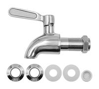 WANGCL Rubinetto dispenser per bevande, in acciaio inox 304, di ricambio, per bevande, caffè, birra, fontanella (16 mm)