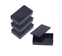 WANGCL Scatola di giunzione impermeabile nera 3Pcs scatola di giunzione di plastica scatola di collegamento elettrica per elettronica strumento di potere scatola di caso
