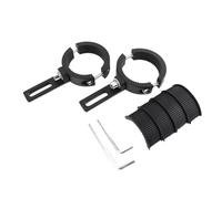 WANGCL Staffa per fari per moto in 2 pezzi Staffa di estensione regolabile Staffa per fari ausiliari (38 mm-60 mm)