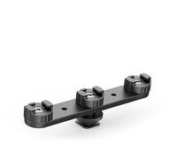 WANGCL Staffa per Fotocamera con Adattatore per Slitta Fredda per Montaggio a Tripla Scarpa, con Vite da 1/4 per Microfono treppiede Compatibile e per Fotocamera Canon Sony