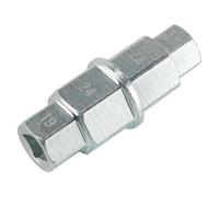 WANGCL Strumento di Rimozione del Perno Ruota Adattatore per Bussola per Perno ASSE Esagonale Ruota Anteriore E Posteriore Esagonale per ASSE Anteriore da 17 Mm, 19 Mm, 22 Mm E 24 Mm Argento