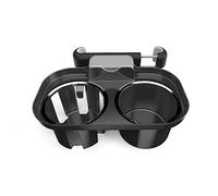 WANGCL Supporto per poggiatesta per auto Sedile posteriore Organizer universale per sedile posteriore per auto vassoio snack doppio supporto per tazza per auto camion barca furgone