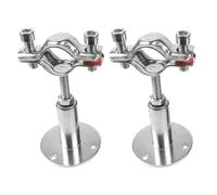 WANGCL Supporto per Tubo da soffitto in Acciaio Inossidabile 304 Supporto per Tubo Regolabile per Tubo da 38-40 mm (2 Pezzi)