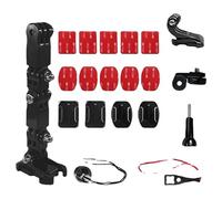 WANGCL Supporto per videocamera per moto Supporto per mento per casco per GoPro 8/7/6/5/4 4+ 3 Series e altre action cam
