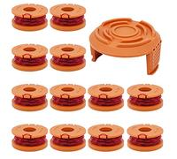 WANGCL WA0010 - Bobina di Ricambio per decespugliatore per decespugliatore Worx, Confezione da 13 Pezzi