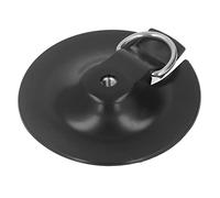 Wangcmcol Base per montaggio su telecamera per tavola da surf con anello a D Staffa fissa per supporto per base per telecamera per tavola da surf stabile in PVC per sport all'aria aperta (Nero)