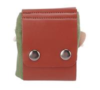 Wangcmcol Borse per foraggiamento all'aperto Raccolta della frutta Borsa per foraggiamento in tela in pelle PU Borsa per attrezzi da campeggio appesa alla vita (Verde)