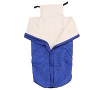 Wangcmcol Coperta calda a doppio strato in pile addensato per gambe, coperta calda per sedia per la parte inferiore del corpo (Blu)