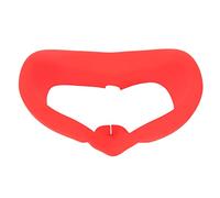 Wangcmcol Copertura per il viso in silicone VR per Pico Neo3 Protezione per il viso resistente al sudore e alla luce Copertura in silicone Washbale per occhiali VR (Rossa)