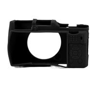 Wangcmcol Custodia protettiva in silicone per fotocamera con superficie morbida e testurizzata, cover in silicone rimovibile per Fuji XM1 (Nera)