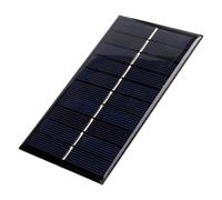 Wangcmcol Mini pannello solare in polisilicio, efficiente cella solare fai da te per pompa dell'acqua, lampione stradale, 1,2 W, 5 V