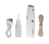 Wangcmcol Mini ventilatore portatile automatico a spruzzo d'acqua con ricarica USB, ventilatore nebulizzatore portatile per viaggi all'aperto (bianco)