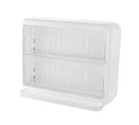 Wangcmcol Portacapsule da parete in acrilico trasparente compatto per bustine di tè, per ufficio (di piccole dimensioni)