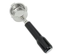 Wangcmcol Portafiltro senza fondo da 51 mm per, compatibile con DEDICA ARTE EC0680 EC0685 EUPA SEVERIN KA5995, cestello filtrante in acciaio inossidabile, design staccabile, per (Nera)