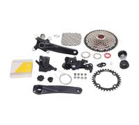 Wangcmcol Ruota libera a 9 velocità da 11 a 46T Volano a velocità variabile Manovella Deragliatore posteriore anteriore Set di ganci per coda per bici (Corona 32T)