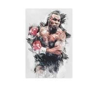 WANGCYJS Poster di Mike Tyson, stampa artistica da parete per soggiorno, camera da letto, senza cornice: 30 x 45 cm