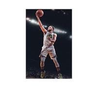 WANGCYJS Poster di Stephen Curry con pallacanestro, 6 poster su tela, decorazione per camera da letto, ufficio, stanza, regalo, senza cornice: 30 x 45 cm