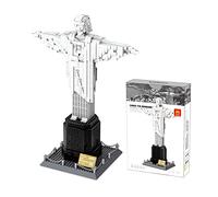 WANGE Modello architettonico edificabile con blocchi di costruzione Cristo Redentore