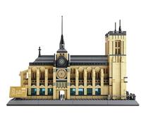 WANGE Modello di architettura da Montare con Blocchi da Costruzione. Cattedrale di Parigi, Notre Dame.
