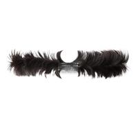 WANGHAI-666 Chignon Chignon disordinato Pezzo for Chignon Updo Pettine Laterale con Clip for Chignon da Donna Stili Corti Naturali Regolabili Pezzi for Capelli Chignon Facili Posticci Chignon(2)