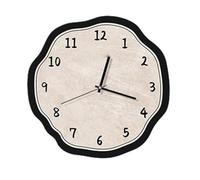 WANGHAI-666 Orologi da Parete Buttercream-Style Living Room Wall Clock Silent Operation Versatile Design(30cm x 30cm)