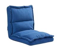 WANGHAI-666 Sedie per divani Divano pigro Camera da letto Balcone Piccolo appartamento Sedia con schienale singolo Tatami regolabile(Blue)