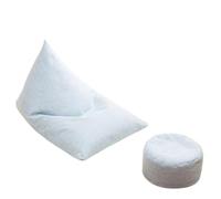 WANGHAI-666 Sedie per divani Poltrona a sacco singola Divano pigro Sedia da terra for piccolo appartamento for poltrona soggiorno(Blue,Grande)