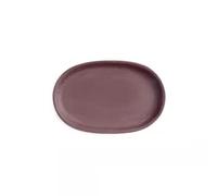 WANGHAI-666 Sottovasi per Piante Sottovaso ellittico in Argilla e Sabbia Viola, for Giardinaggio Domestico, for vaschette raccogli-Gocce da 5,9 Pollici(Purple)