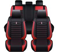 wanghailong Set di coprisedili in pelle per Land Rover Discovery Sport L550 (7 seats), impermeabili per tutte le stagioni, traspiranti, antiscivolo, set di coprisedili, A/Black-Red