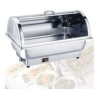 wanghaiyanBD Scaldavivande elettrico, 9 l, in acciaio inox, per feste e banchetti, temperatura regolabile 35-85 °C, forniture per catering