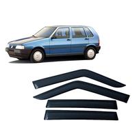 WangjunF 4 Pezzi Deflettori Auto per Fiat Uno 146 5-Door 1983-1995, Deflettore Auto, deflettori Aria,Sopraelevati