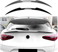 WangjunF Auto Spoiler Posteriori per Alfa Romeo Stelvio 2017+，Alettone Posteriore Tuning Parte Baule Posteriore Coperchio Ali Parti Styling Carrozzeria