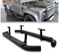 WangjunF Pedane Laterale Sottoporta Passi Laterali per Land Rover Defender 110 L316 1983-2016, Fuso in Un Unico Pezzo, Fori Originali Senza Ruggine