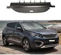 WangjunF Retrattile Bagagliaio Dell'Auto Copertura per Peugeot 5008 2017-2024,Ripiano Posteriore Portapacchi Carico Baule Copri Privacy Scaffale Interni Scudo Accessori