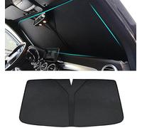 WangkaiX Adatto per Smart Four 2007-2014, Parasole Parabrezza Auto, Parasole Parabrezza Pieghevole Raggi UV Protezione