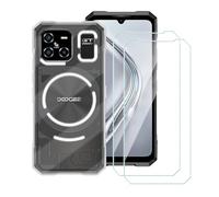 Wanglaism Cover per Doogee Blade GT 5G con 2 Pezzi Vetro Temperato, Protezione Custodia Silicone TPU Morbida Antiurto Sottile Trasparente