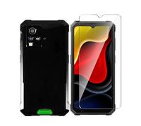 Wanglaism Custodia per Blackview BV4800 SE Cover + 1 pellicole proteggi schermo in vetro temperato, Custodia per telefono in TPU morbido - Nero