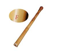 WANGLL, Strumento Shakuhachi, Bocca Song Intarsiata con Corno, Cinque Anni di Bambù, Bellissima Qualità del Suono, Strumento Giapponese, Adatto for Esecuzione Professionale e Pratica Quotidiana(F tone