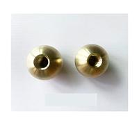 WANGMUMU 2 pz/Lotto Dia30mm/32mm/35mm/40mm Femmina Testa A Sfera M10 Dado in Ottone Decor Dado di Rame, Ferramenta for mobili Accessori for L'illuminazione Going (Color : Dia35mm)