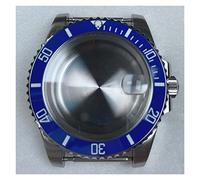 WANGMUMU Custodia da orologio da uomo da 40 mm 316L in acciaio inossidabile in acciaio in vetro in vetro in vetro compatibile for NH35 NH36 compatibile for il movimento del quadrante Eta 2824 going
