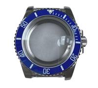 WANGMUMU Custodia da orologio da uomo da 40 mm 316L in acciaio inossidabile in acciaio in vetro in vetro in vetro compatibile for NH35 NH36 compatibile for il movimento del quadrante Eta 2824 going